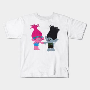 Poppy and Branch from Trolls Dreamworks Kids T-Shirt